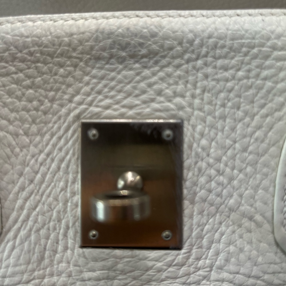 Hermes Clemence Birkin 35 bag Authentic Leather No key/lock Pristine Like New! - Picture 10 of 10